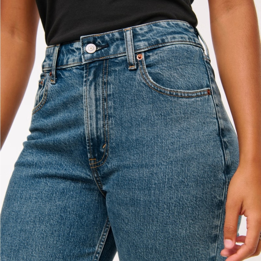 Abercrombie & Fitch High Rise Blue Jeans
